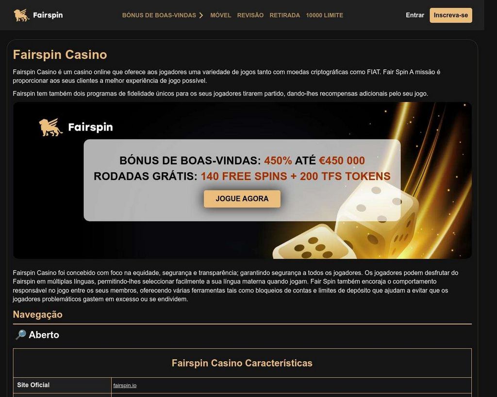 Análisis del Casino Fairspin 2026 Análisis del Casino Fairspin 2026
