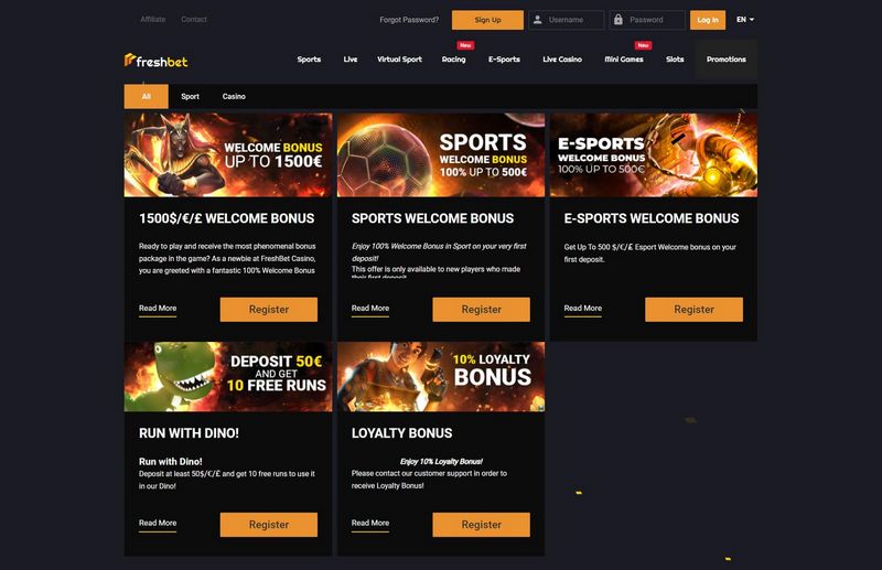 Évaluation du casino Freshbet Évaluation du casino Freshbet